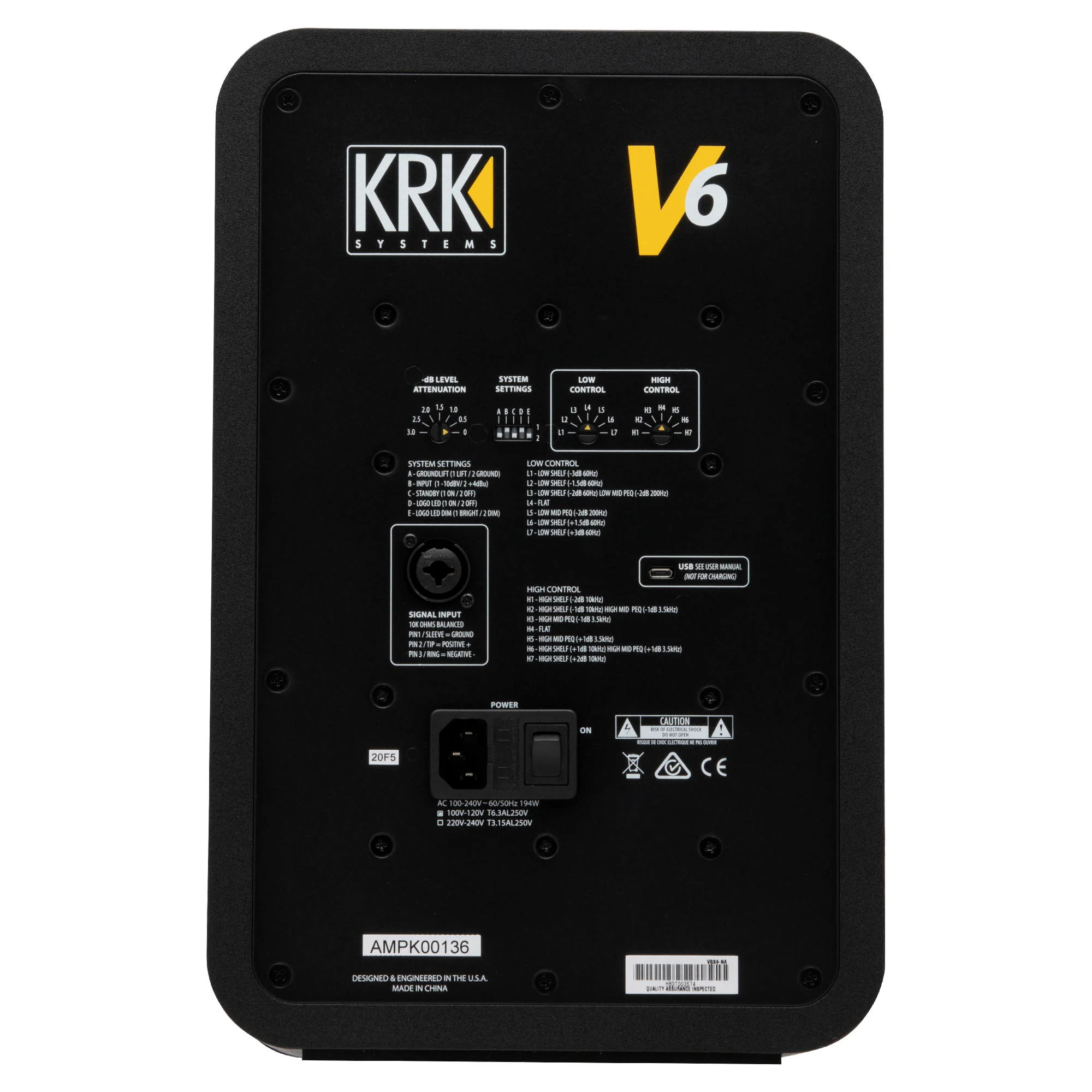 V6 Series 4 Powered Studio Monitor - Image 3